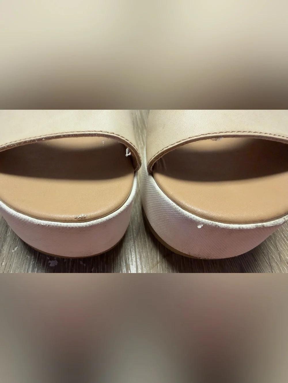SOREL Cameron Tan Leather Flatform Wedge Ankle Strap Sandals Size 9.5